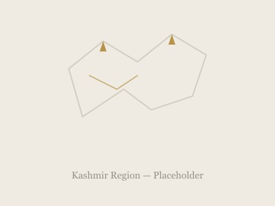 Map of the Kashmir region